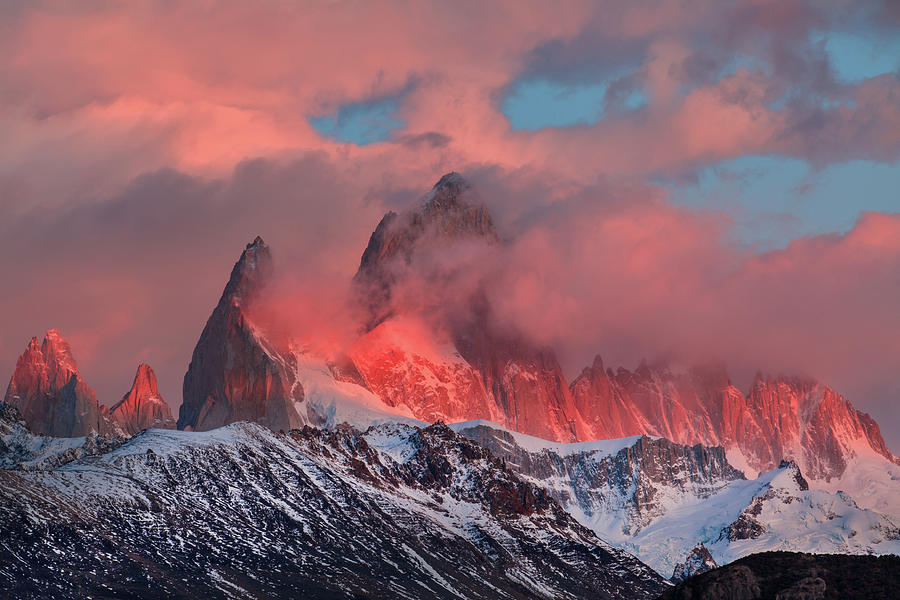 Monte Fitz Roy Photograph by Helminadia
