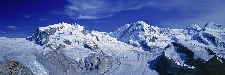 Monte Rosa Massif.. Switzerland Photograph by Luis Castaneda Inc.