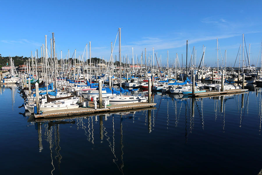 Monterey Marina Reflections Photograph by Art Block Collections - Fine ...