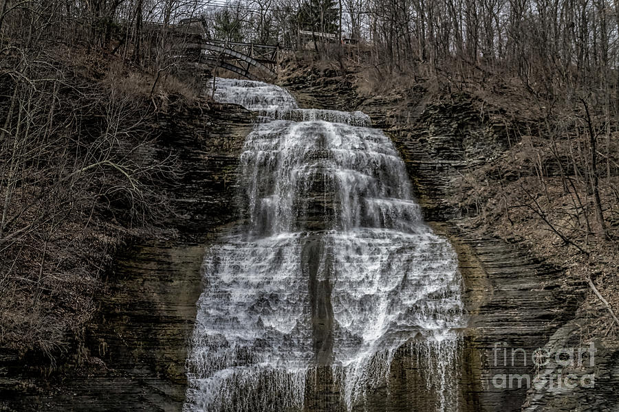 Montour Falls Waterfall Photograph by William Norton