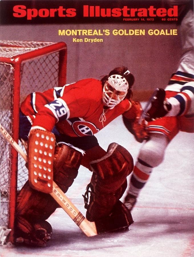 Montreal Canadiens Goalie Ken Dryden Sports Illustrated Cover Photograph by Sports Illustrated