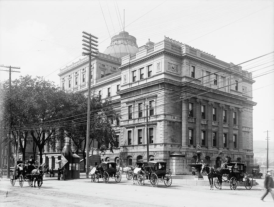 Montreal Court House 1901 Photograph by Marcus Jules