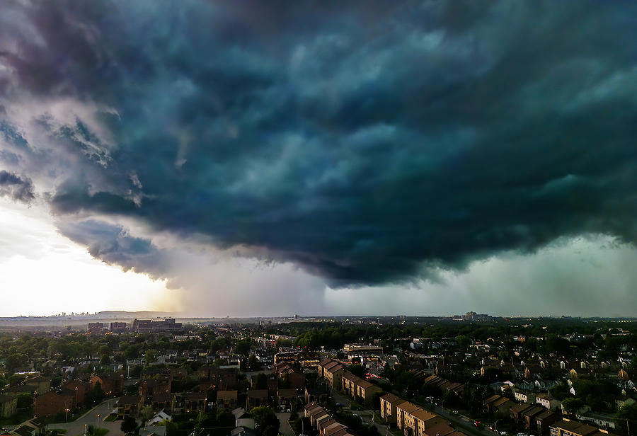 Summer Photograph - Montreal Tornado by Mircea Costina