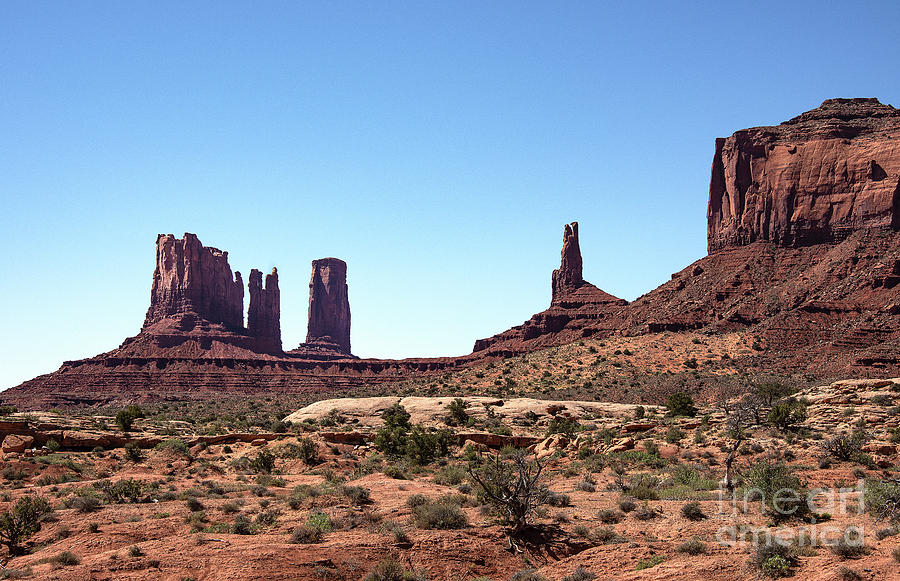 Monument Valley Photograph - Monument Cluster by Mae Wertz Monument Valley Photograph - Monument Cluster by Mae Wertz