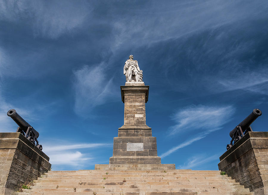 Monument Photograph - Monument in North Shields by Sergey Simanovsky