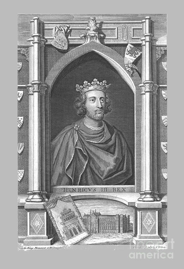 Monument To Henry IIi Drawing by Print Collector