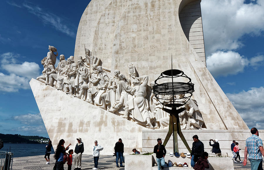 Monument to the Discoveries Lisbon Photograph by Sally Weigand