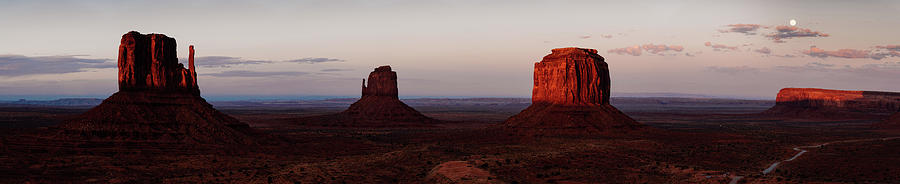 Monument Valley after sunset Photograph by Kamran Ali