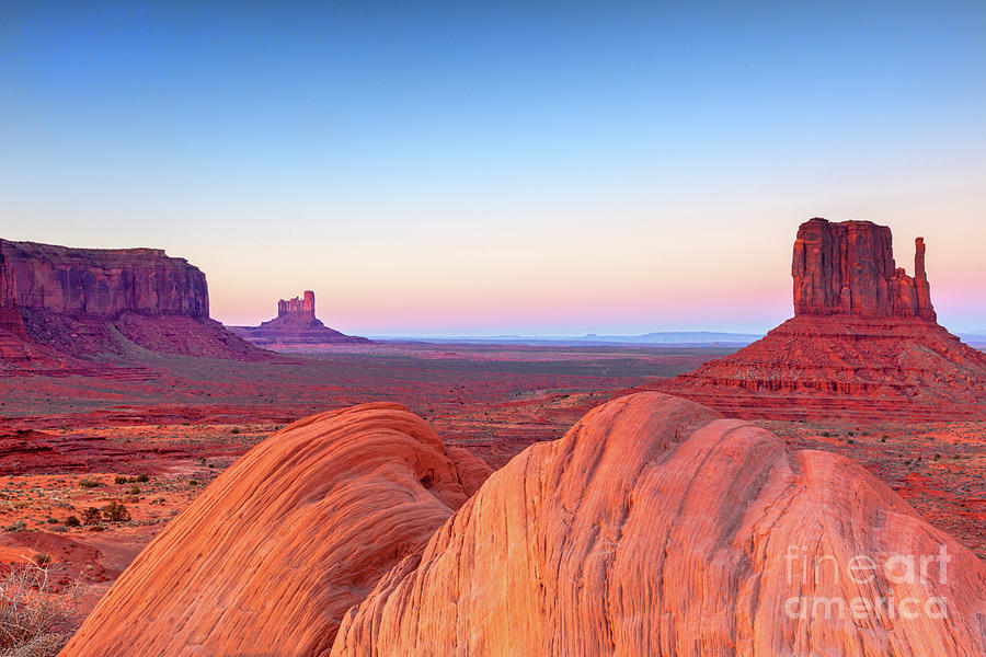 Monument Valley at Dusk Photograph by Colin and Linda McKie