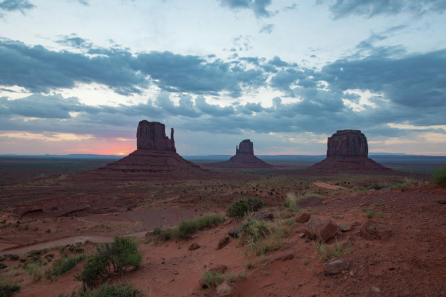 Monument Valley Before Sunrise Photograph by Mark Duehmig