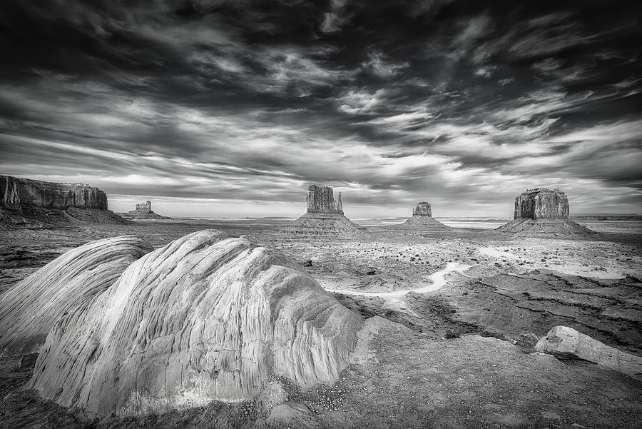 Desert Photograph - Monument Valley by Luigi Ruoppolo