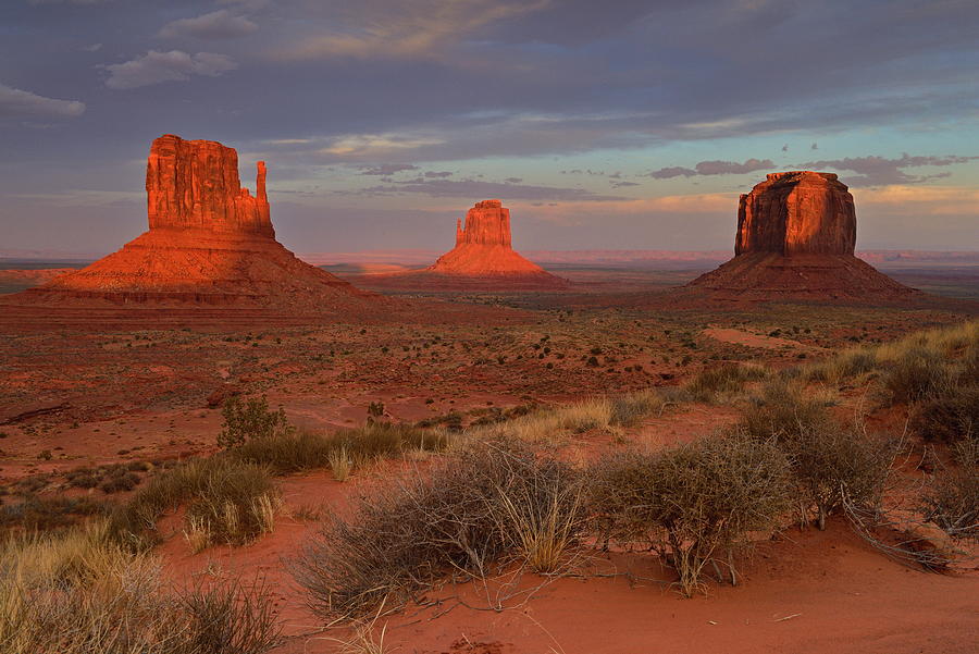 Monument Valley Navajo Tribal Park, Az Digital Art by S.& S. Grunig-karp