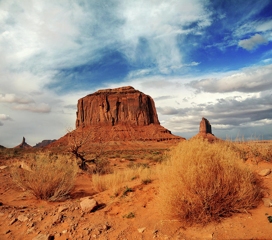 Monument Valley Redrock And Blue Skies Photograph by Utah-based Photographer Ryan Houston