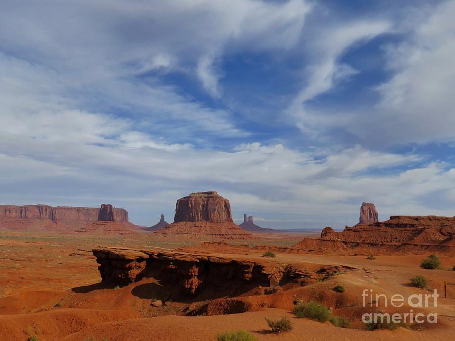 Monument Valley View Photograph by Diana Rajala