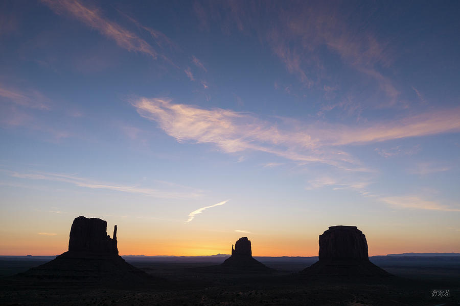 Desert Photograph - Monument Valley XVI Sunrise Color by David Gordon