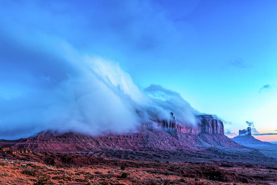 Monumental Morning Mist Photograph by Paul LeSage