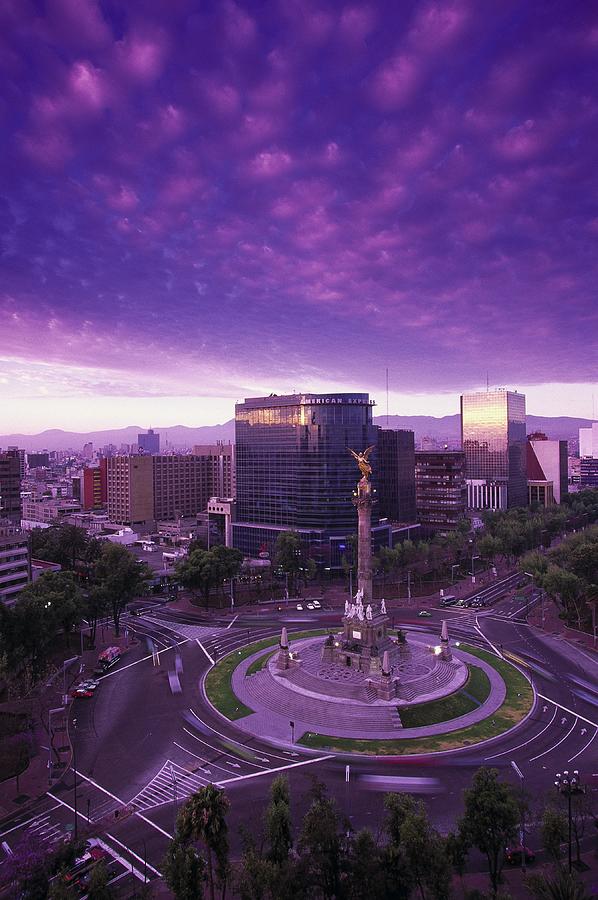 Monumento A La Indepencia, Mexico City Photograph by Walter Bibikow