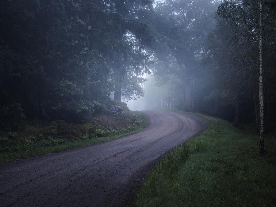 Moody Country Road Photograph by Christian Lindsten