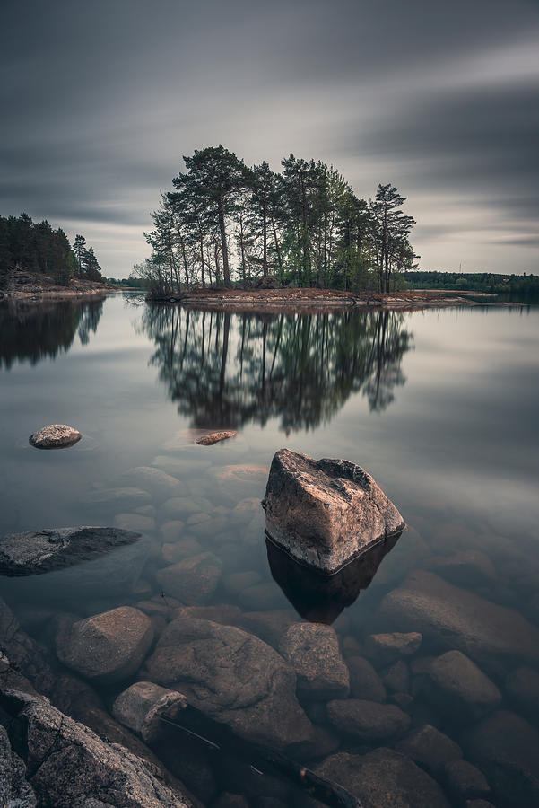 Moody Lake Photograph by Christian Lindsten - Fine Art America