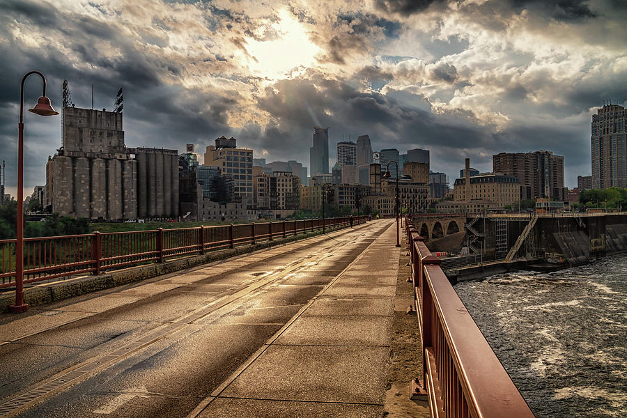 Moody Minneapolis Photograph by Framing Places