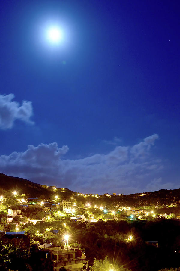 Moon Light  Gold City Photograph by Ming-chungs Photo