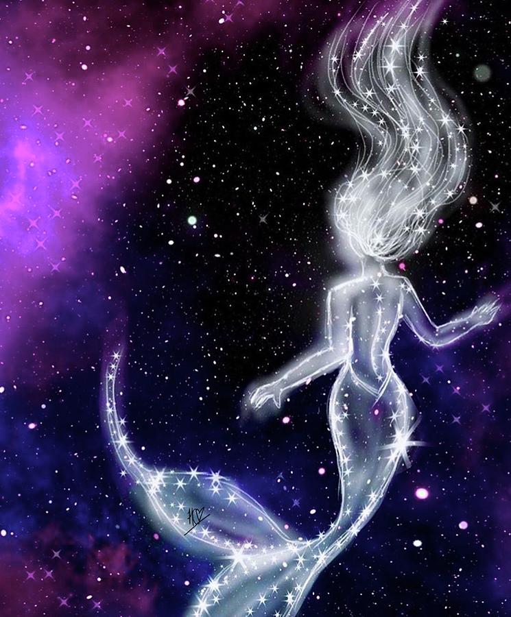 Moon Mermaid Digital Art by Hailey Chretien - Fine Art America