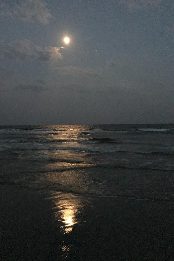 Moon Over Fripp Photograph by Stella Schaefer - Fine Art America