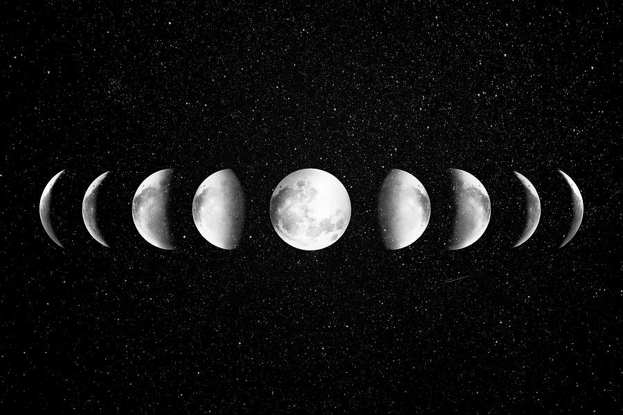 Moon Phase New Photograph by Ali Chris - Fine Art America