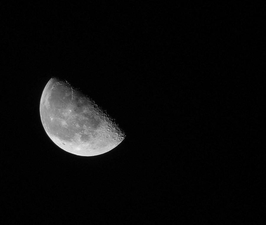 Moon Photograph by Prodipta Das Hriday