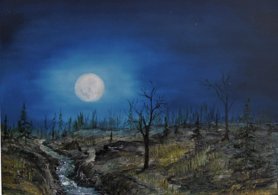 Moon Rise Painting by Edward Theilmann