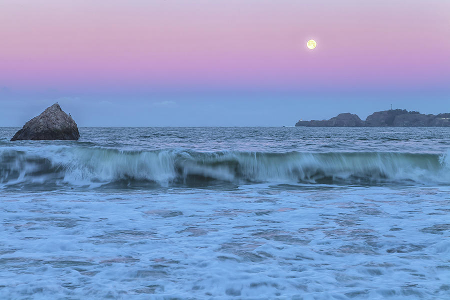 Moon Set Photograph by Jonathan Nguyen