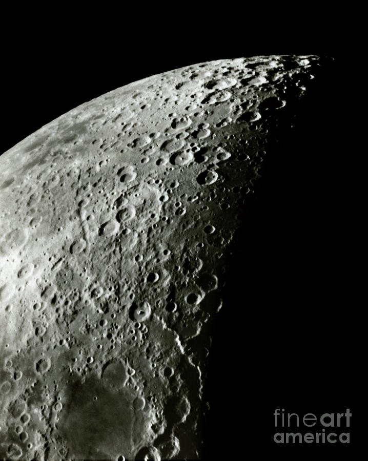 Moon Surface Features Photograph by John Sanford/science Photo Library