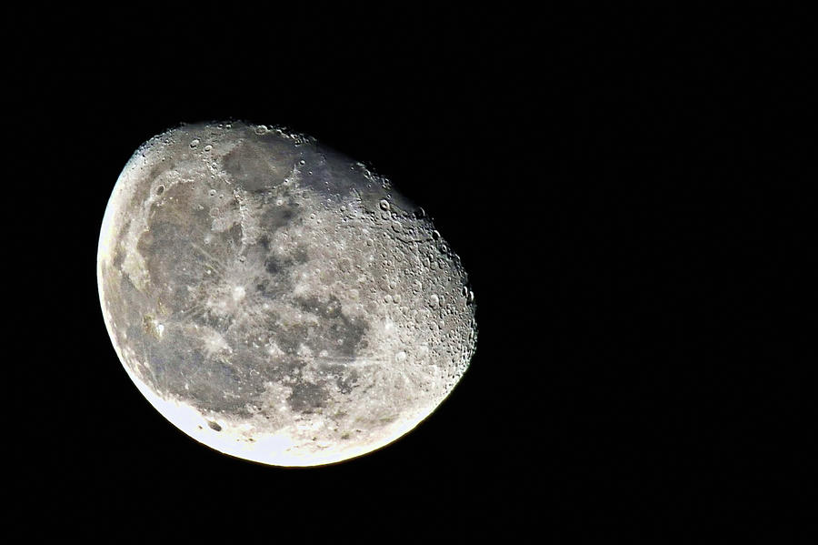 Moon View @ 840mm Photograph by Asif Sherazi