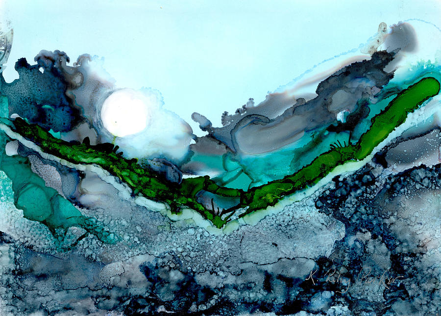 Moondance III Painting by Kathryn Riley Parker