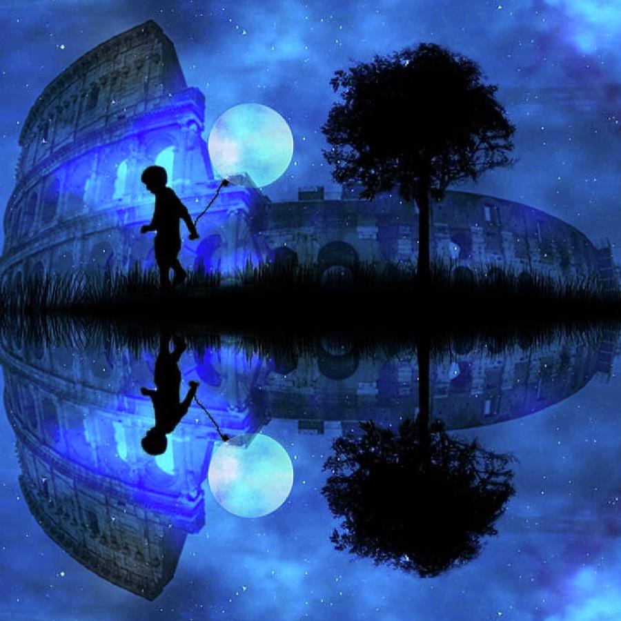Moonlight Colosseum by Bernd Hau Moonlight Colosseum by Bernd Hau