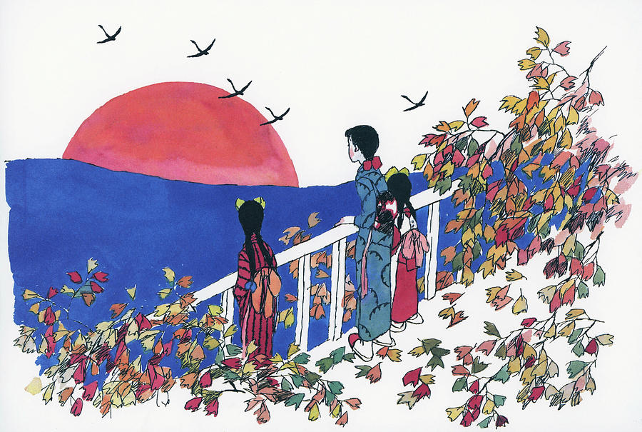 Fall Painting - Moonlight - Digital Remastered Edition by Takehisa Yumeji