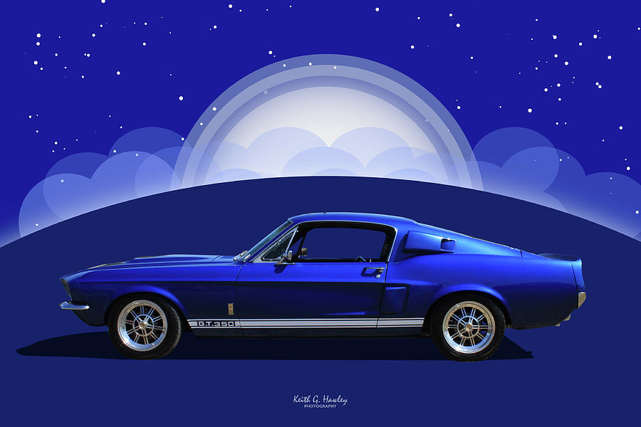 Moonlight Fastback Photograph by Keith Hawley