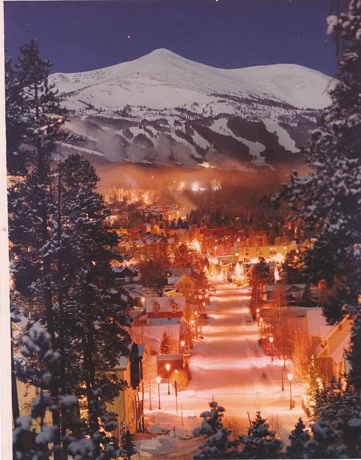 Moonlight on Peak 8/Breckenridge, Colorado Photograph by Steve Tohari ...