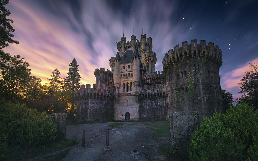 Moonlight Over The Castle Photograph by Jess M. Garca