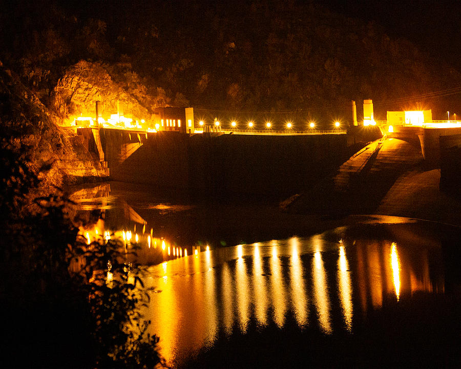Moonlit Dam by Maria Reverberi Moonlit Dam by Maria Reverberi