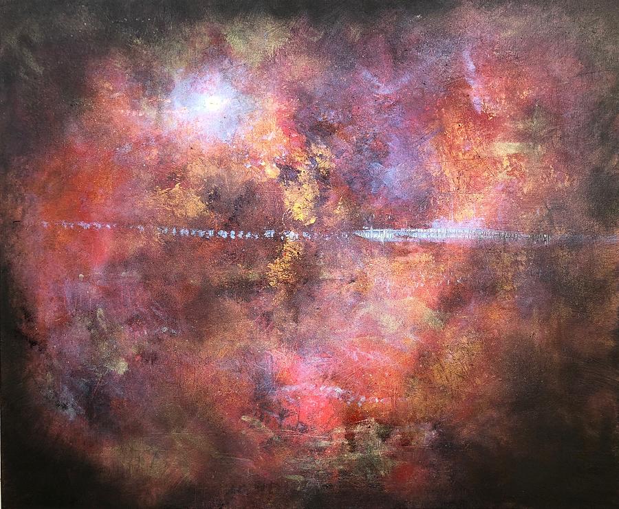 Moonrise Horizon Painting by Kevin Hunter Moonrise Horizon Painting by Kevin Hunter