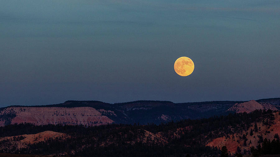 Moonrise over Bryce Photograph by James Marvin Phelps