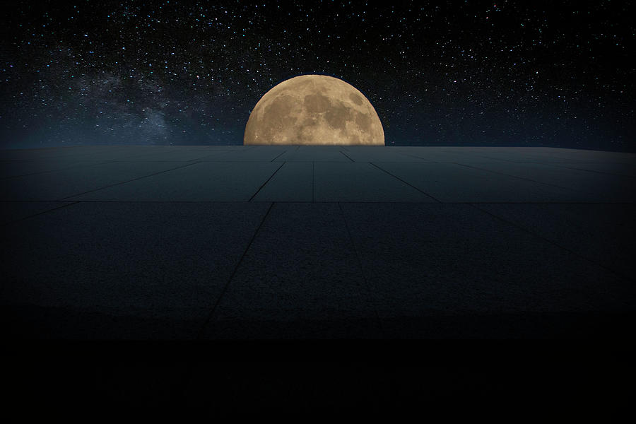 Moonrise Over Neiman Marcus Photograph