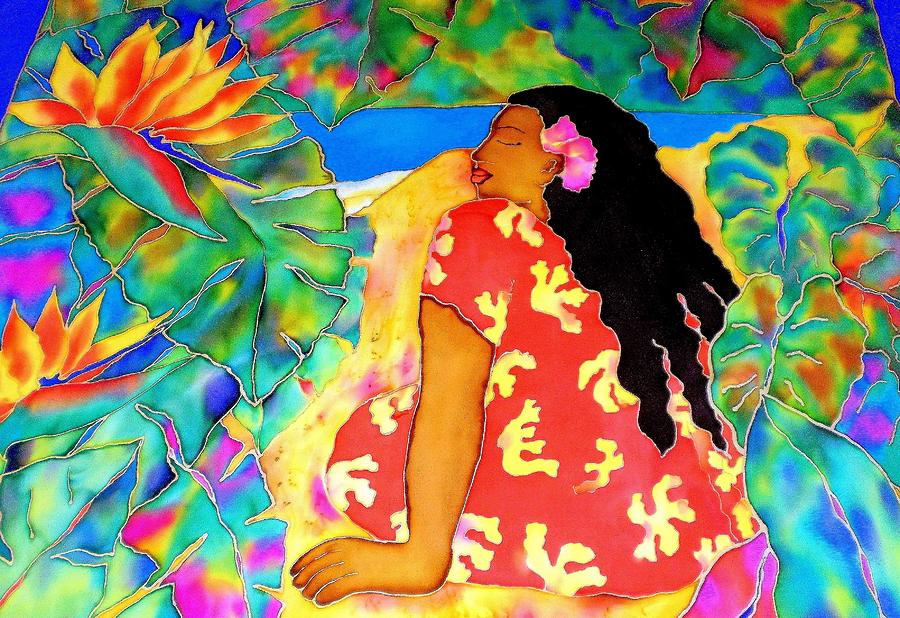 Moorea Girl Painting by Sharon Lewis - Fine Art America