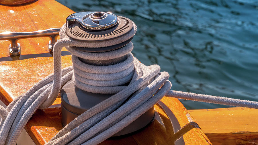 Mooring Rope Photograph by Rob Smiths
