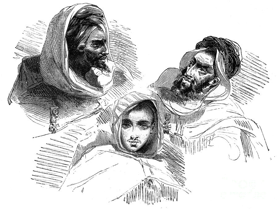 Moors, C1890 Drawing by Print Collector