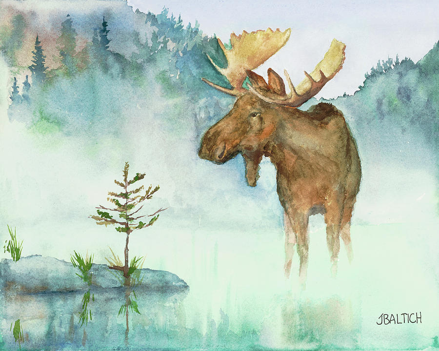 Moose and Tree by Joe Baltich Moose and Tree by Joe Baltich