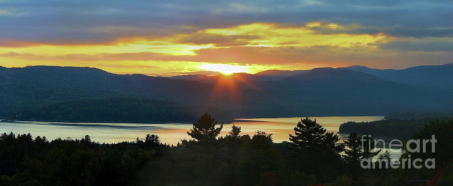 Sunset Photograph - Mooselookmeguntic Lake by Sandra Huston