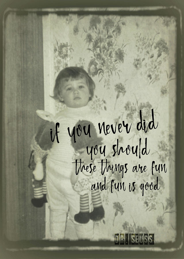 Vintage Photograph - MOPPETS quote by JAMART Photography