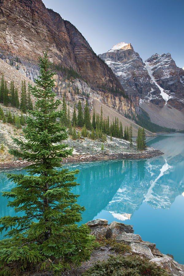 Moraine Lake In The Canadian Rockies by Adam Burton / Robertharding